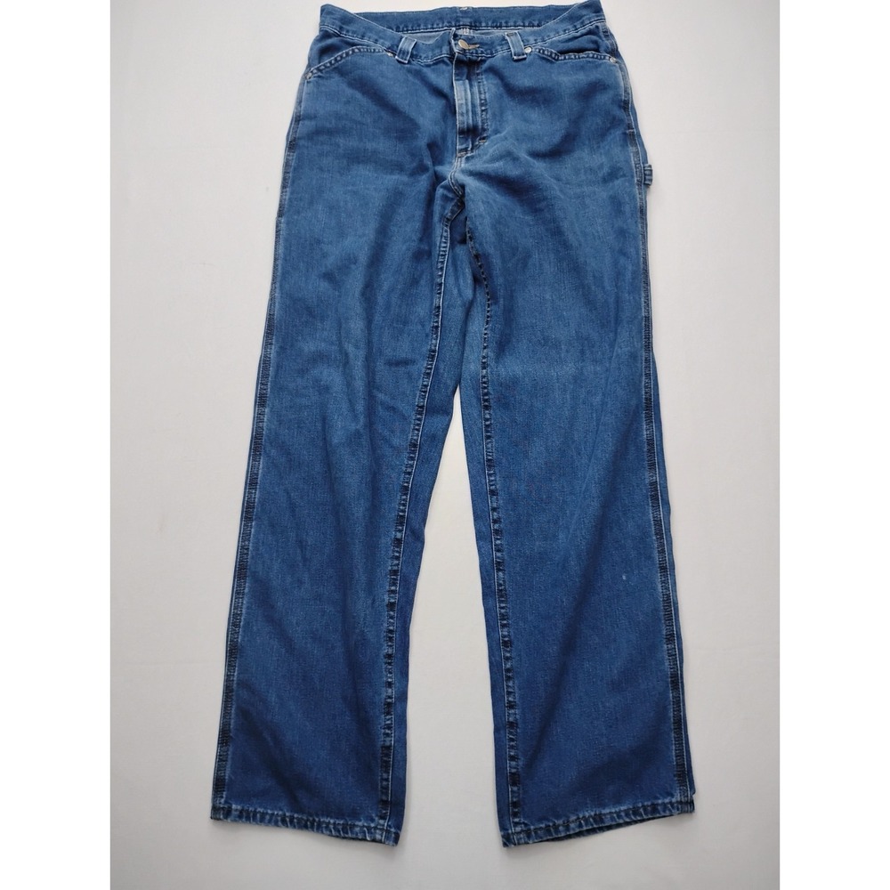 Riveted by Lee Jeans Womens 12 Blue Carpenter Workwear Relaxed USA